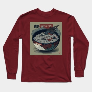 Vintage ramen bowl Long Sleeve T-Shirt